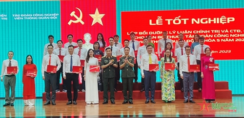 Học viện Chính trị tổ chức Lễ tốt nghiệp Lớp Bồi dưỡng lý luận chính trị và công tác Đảng, công tác chính trị khóa 5 